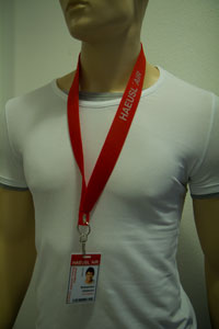 Lanyard rot mit Aufdruck "Haeusl' Air"