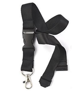 Lanyard, schwarz